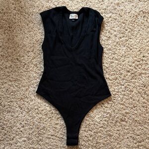 Black Womens Universal Thread One Piece Bodysuit